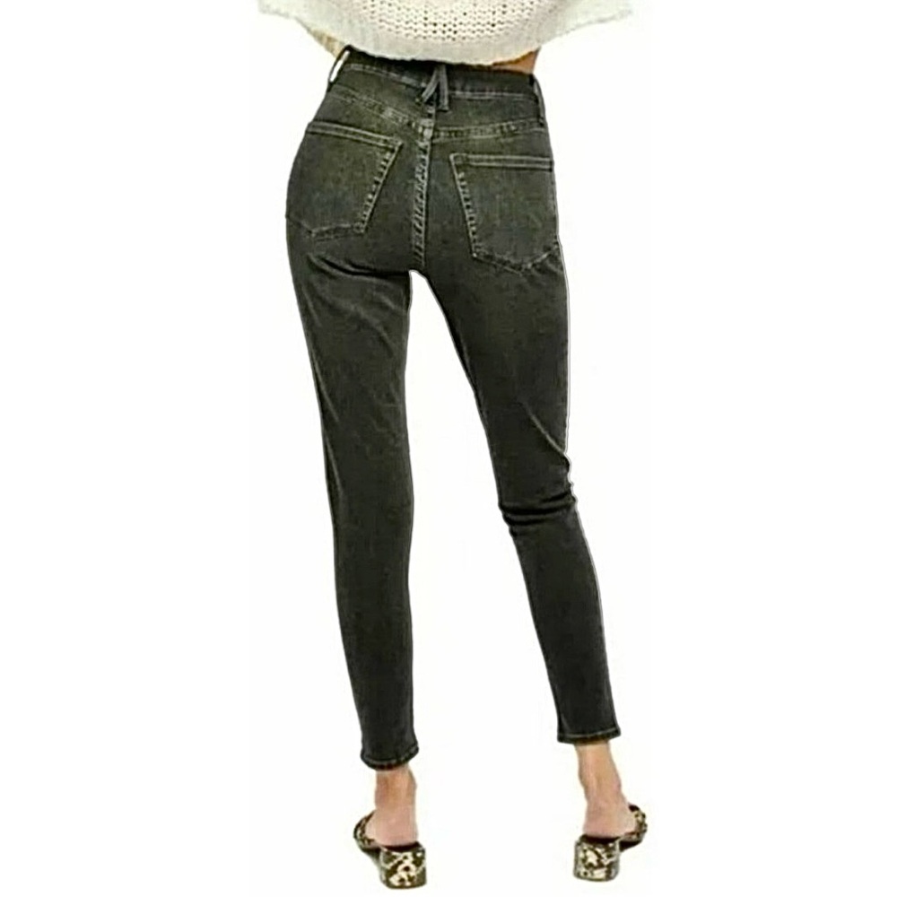 Free People We The Free Milky Way Black Ankle Skinny Jeans - Picture 3 of 6